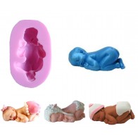 Calco in silicone per fondente a forma di NEONATO